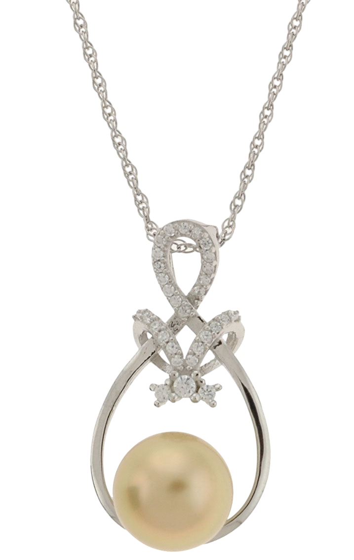 Tear Drop South Seas Pearl Necklace (SKU: 192637)
