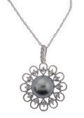 Burst Tahitian Pearl Necklace (SKU: 192641)