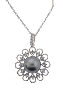 Burst Tahitian Pearl Necklace (SKU: 192641)