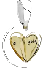 Pandora Shine Mom's Golden Heart Dangle Charm Sterling Silver (SKU: 768756C00)