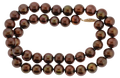 18" Chocolate Potato Pearl Necklace (SKU: 190283)