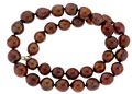 18" Chocolate Nucleated Pearl Necklace (SKU: 190870)