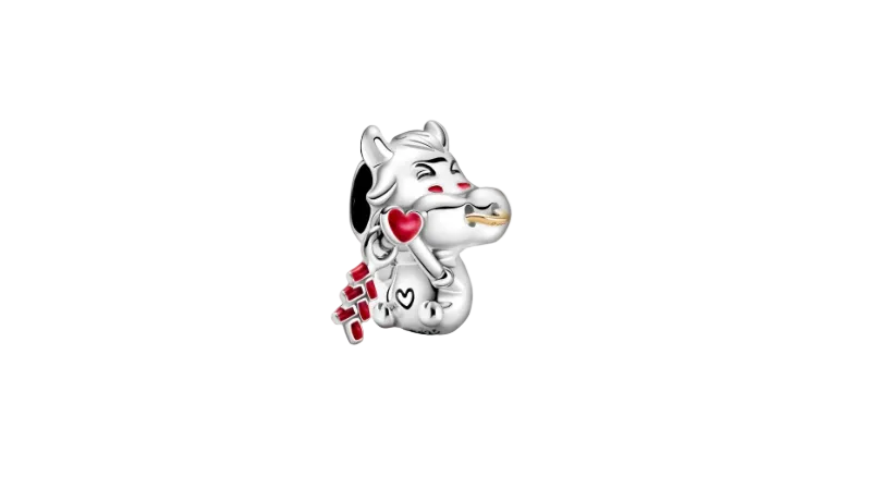 Pandora Cute Chinese Ox Sterling Silver Charm (SKU:799268C01)