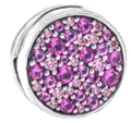 Pandora Reflexions Pink Pave Disc Charm (SKU: 799362C01)
