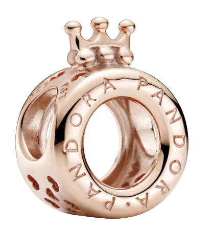 Pandora Rose Logo and Crown Charm (SKU: 789036C00)
