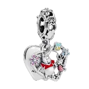 Pandora Pooh & Piglet Double Dangle Sterling Silver Charm (SKU: 792214C01)