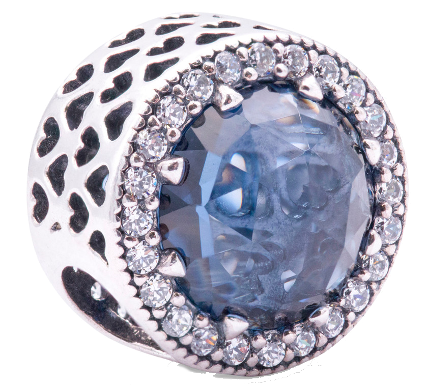 Pandora Radiant Hearts Midnight Blue (SKU: 791725NMB)