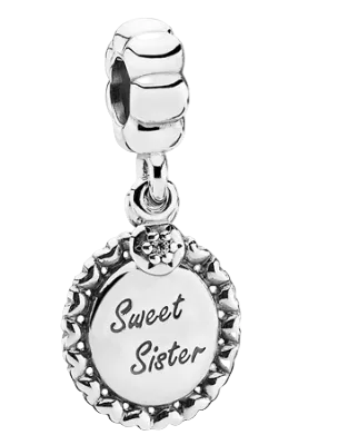 Pandora Sweet Sister Dangle Charm (SKU: 791126CZ