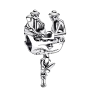 Pandora Disney Tinker Bell & Captain Hook Pirate Ship Charm (SKU:) 792521C00