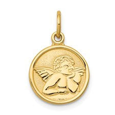 14K Yellow Gold Angel Medal SKU: 51038