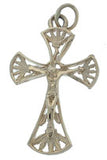 14K Yellow Gold Filigree Crucifix with Rounded Edges SKU: 52183