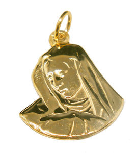 14K Gold Madonna Medal SKU: 52832