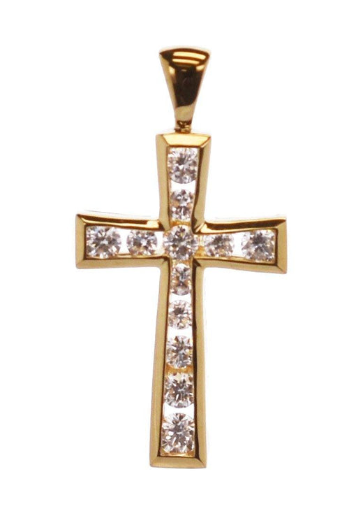 14K Yellow Gold Cross - M.S.C. Sales