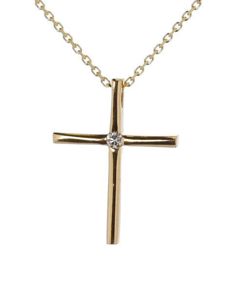 14K Yellow Gold Cross - M.S.C. Sales