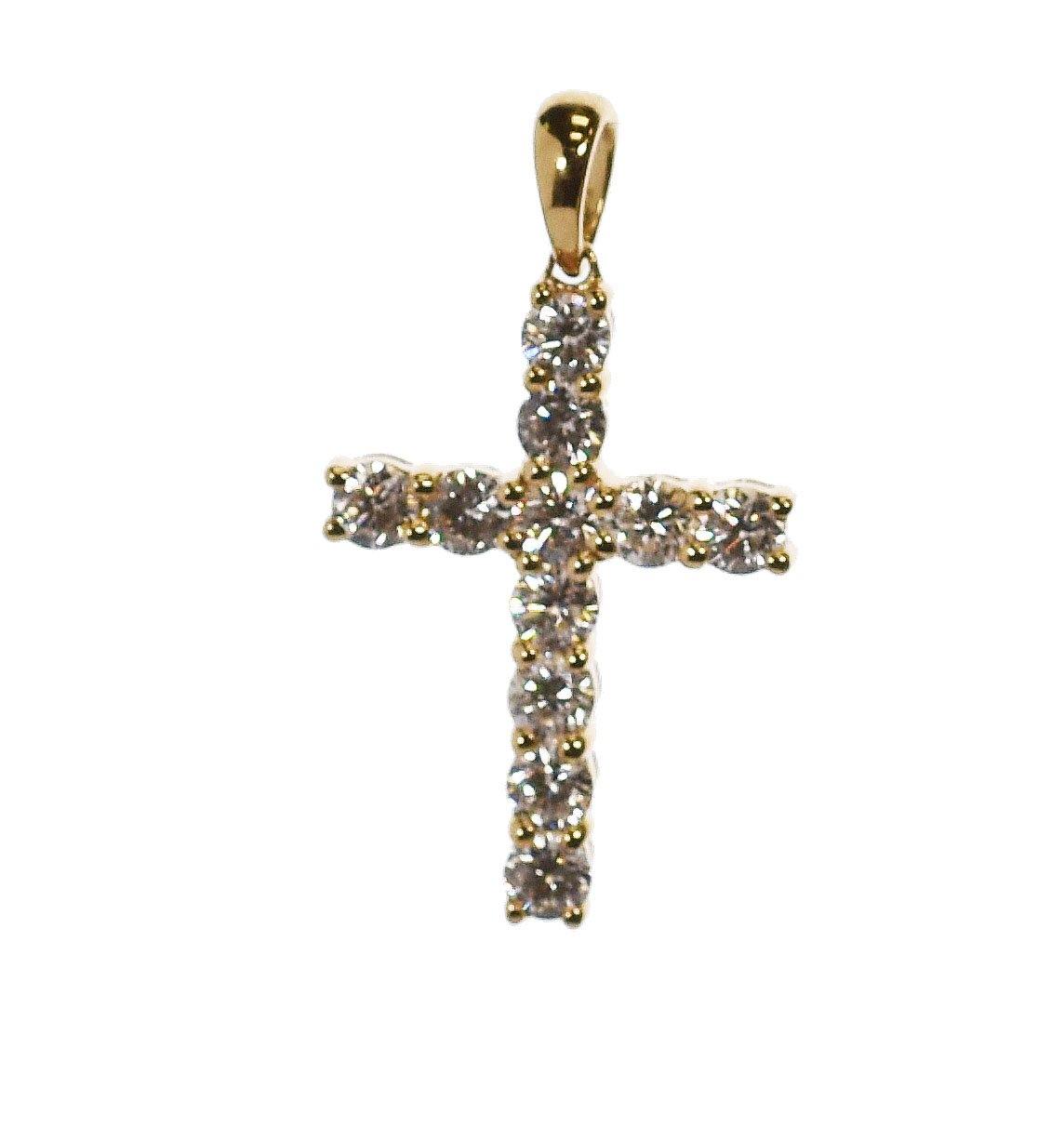 14K Yellow Gold Cross Pendant - M.S.C. Sales