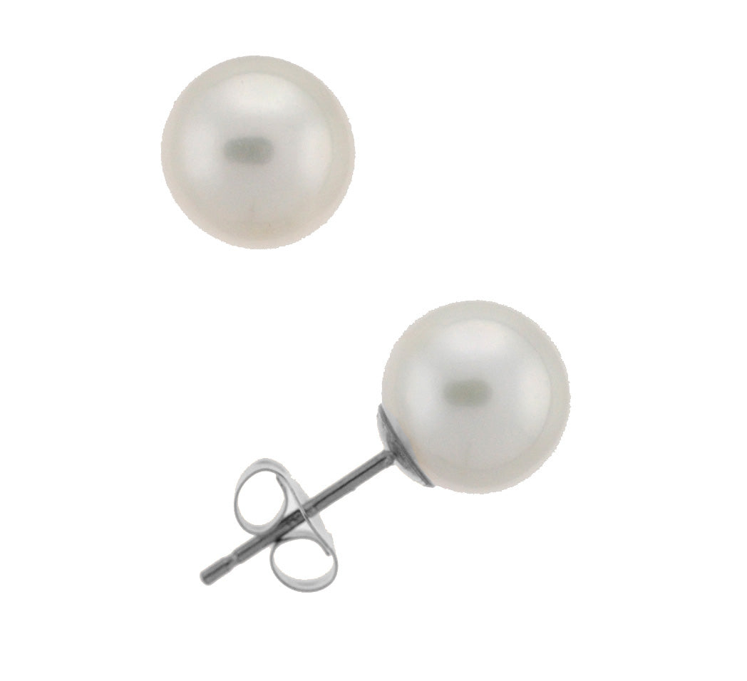 土日のみ特別価格⭐︎Ameri PEARL STUDS SUSPENDER 7.5-8.0mm Akoya Pearl Stud Earrings (SKU: 60514) – M.S.C. Sales