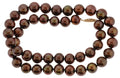 18" Chocolate Potato Pearl Necklace (SKU: 190283)