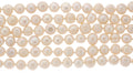 64" Endless White Pearl Strand Ringed Freshwater Pearls - M.S.C. Sales
